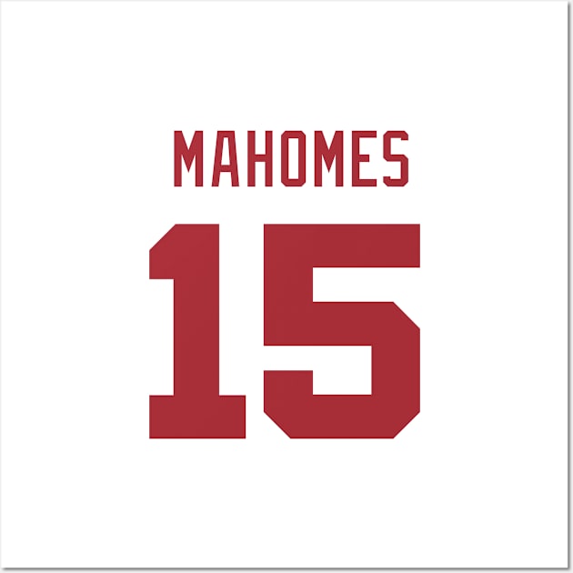 Patrick Mahomes Splatter Wall Art by Cabello's